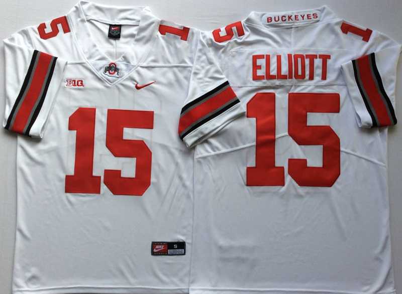 Ohio State Buckeyes 15 Ezekiel Elliott White Nike College Football Jersey,We sell and wholesale Ohio State Buckeyes 15 Ezekiel Elliott White Nike College Football Jersey on line form chian!